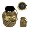 Tealight Candle Stand Gold Iron Incense Holder Antique Style Dhuni Burner Mess Free Cone Holder Housewarming Gift Dhoop Organiser for Home Office Decor Diwali Decoration